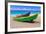 Brightly Painetd Boats, Puerto Rico-George Oze-Framed Photographic Print