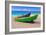 Brightly Painetd Boats, Puerto Rico-George Oze-Framed Photographic Print