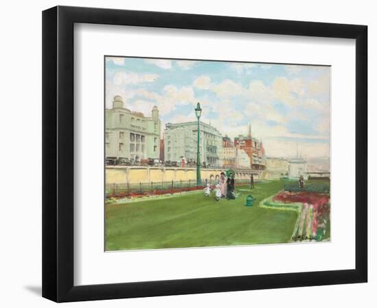 Brighton, 1929 (Oil on Canvas)-Jacques-emile Blanche-Framed Giclee Print