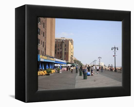 Brighton Beach Boardwalk, Little Russia, Brooklyn, New York City-Wendy Connett-Framed Premier Image Canvas