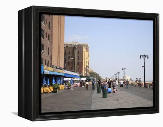 Brighton Beach Boardwalk, Little Russia, Brooklyn, New York City-Wendy Connett-Framed Premier Image Canvas