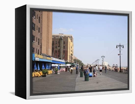 Brighton Beach Boardwalk, Little Russia, Brooklyn, New York City-Wendy Connett-Framed Premier Image Canvas