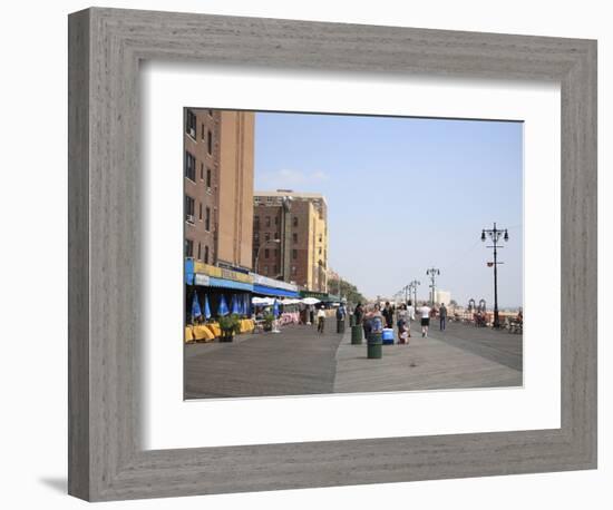 Brighton Beach Boardwalk, Little Russia, Brooklyn, New York City-Wendy Connett-Framed Photographic Print