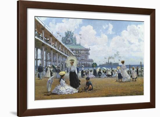 Brighton Beach, Coney Island-Alan Maley-Framed Giclee Print