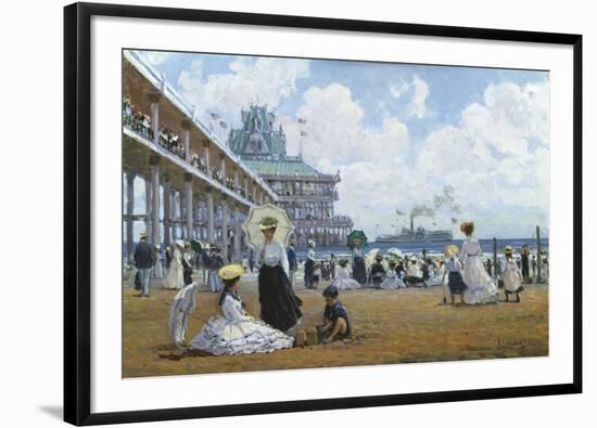 Brighton Beach, Coney Island-Alan Maley-Framed Giclee Print