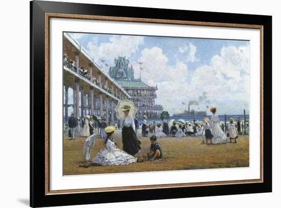 Brighton Beach, Coney Island-Alan Maley-Framed Giclee Print