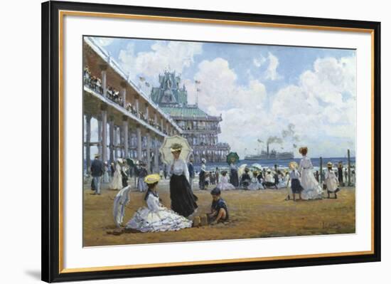 Brighton Beach, Coney Island-Alan Maley-Framed Giclee Print