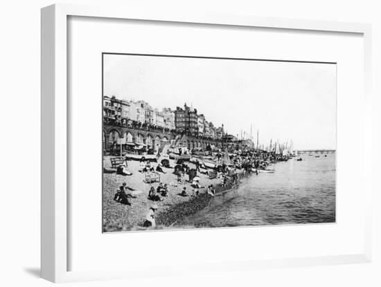 Brighton Beach, East Sussex, C1900s-1920S-null-Framed Giclee Print