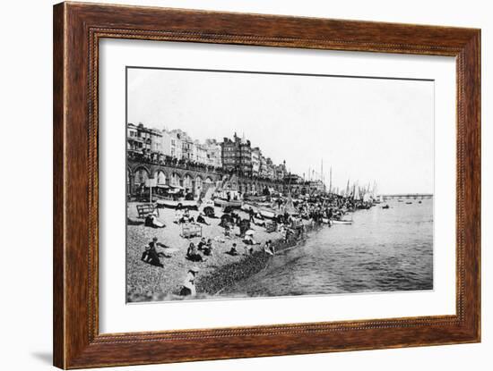 Brighton Beach, East Sussex, C1900s-1920S-null-Framed Giclee Print