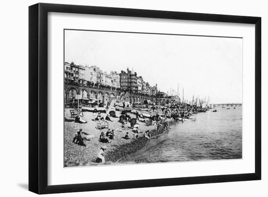 Brighton Beach, East Sussex, C1900s-1920S-null-Framed Giclee Print