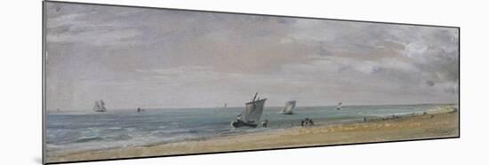 Brighton Beach, East Sussex-John Constable-Mounted Giclee Print