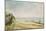 Brighton Beach (Oil on Paper)-John Constable-Mounted Giclee Print