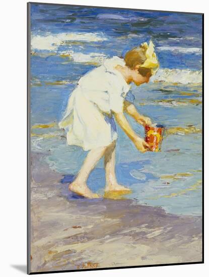 Brighton Beach-Edward Henry Potthast-Mounted Giclee Print