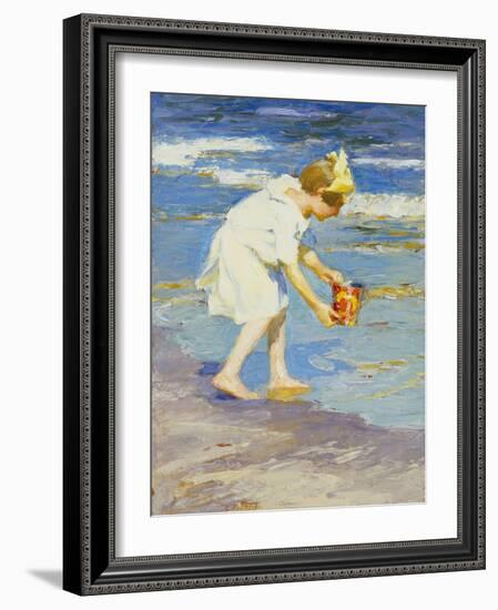 Brighton Beach-Edward Henry Potthast-Framed Giclee Print