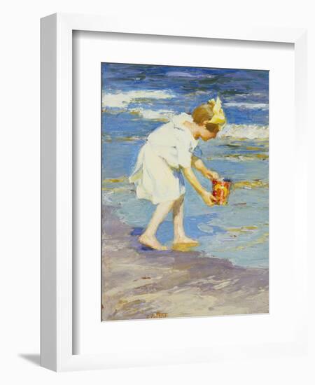 Brighton Beach-Edward Henry Potthast-Framed Giclee Print