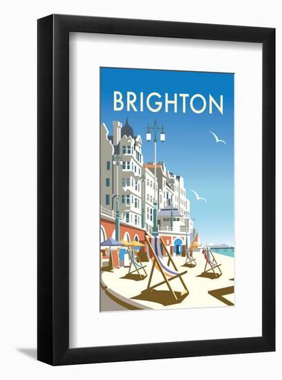 Brighton - Dave Thompson Contemporary Travel Print-Dave Thompson-Framed Giclee Print