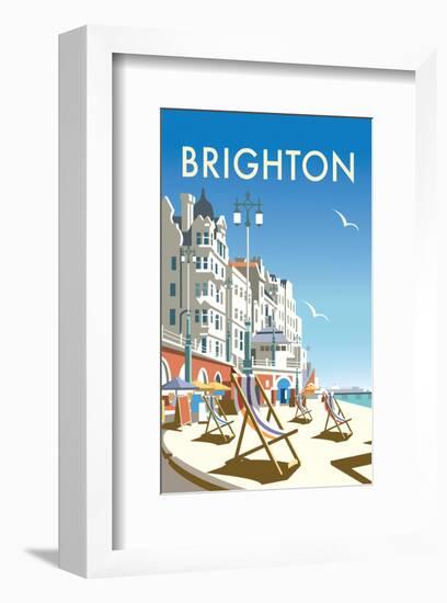 Brighton - Dave Thompson Contemporary Travel Print-Dave Thompson-Framed Giclee Print