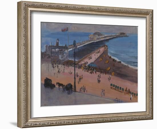 Brighton from the Royal Albion-Sir John Lavery-Framed Giclee Print