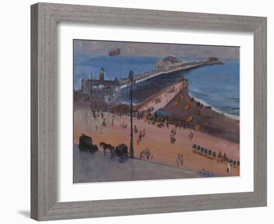 Brighton from the Royal Albion-Sir John Lavery-Framed Giclee Print