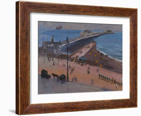Brighton from the Royal Albion-Sir John Lavery-Framed Giclee Print