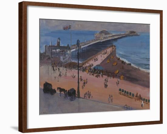 Brighton from the Royal Albion-Sir John Lavery-Framed Giclee Print