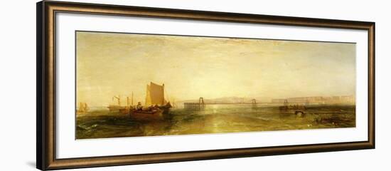 Brighton from the Sea, circa 1829-JMW Turner-Framed Giclee Print