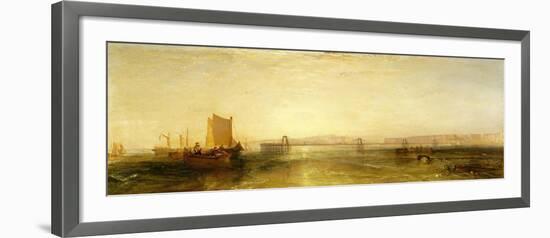 Brighton from the Sea, circa 1829-JMW Turner-Framed Giclee Print