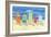 Brighton Huts-Paul Brent-Framed Art Print