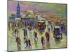 Brighton on a Rainy Day-Robert Tyndall-Mounted Giclee Print