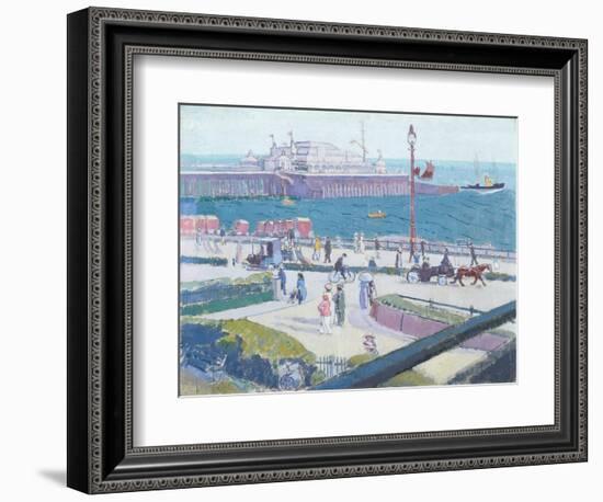 Brighton Pier, 1913-Spencer Frederick Gore-Framed Giclee Print