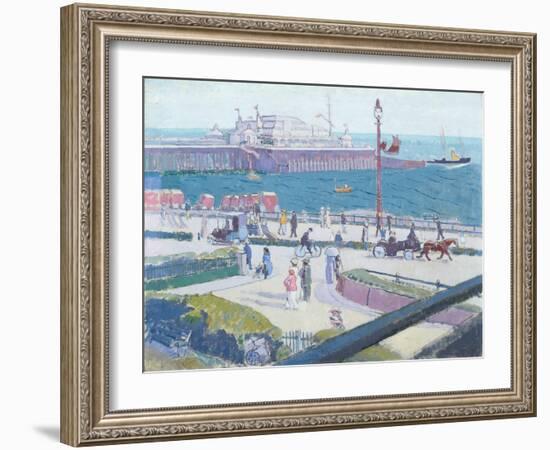 Brighton Pier, 1913-Spencer Frederick Gore-Framed Giclee Print