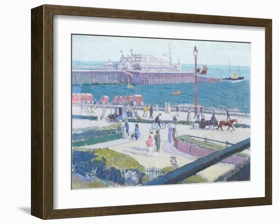 Brighton Pier, 1913-Spencer Frederick Gore-Framed Giclee Print