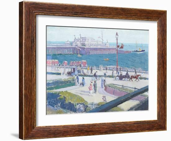 Brighton Pier, 1913-Spencer Frederick Gore-Framed Giclee Print