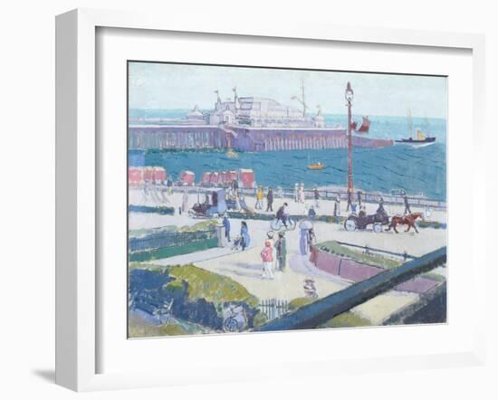 Brighton Pier, 1913-Spencer Frederick Gore-Framed Giclee Print