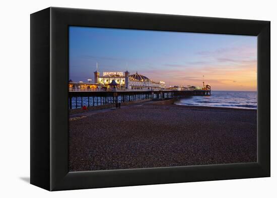 Brighton Pier, Brighton, Sussex, England, United Kingdom, Europe-Mark Mawson-Framed Premier Image Canvas