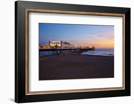 Brighton Pier, Brighton, Sussex, England, United Kingdom, Europe-Mark Mawson-Framed Photographic Print