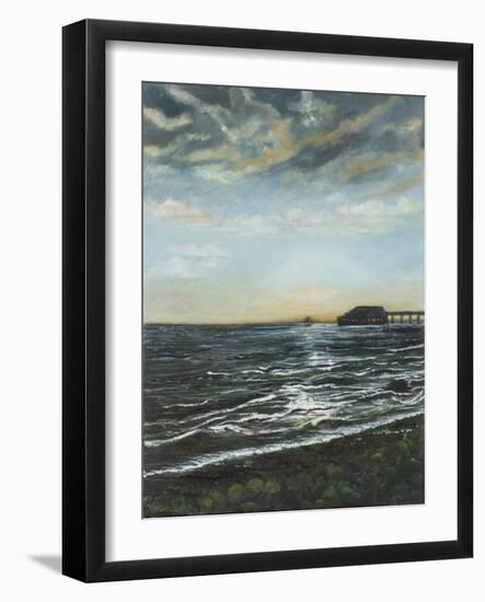 Brighton Pier: Sunset, 1996-Margaret Hartnett-Framed Giclee Print