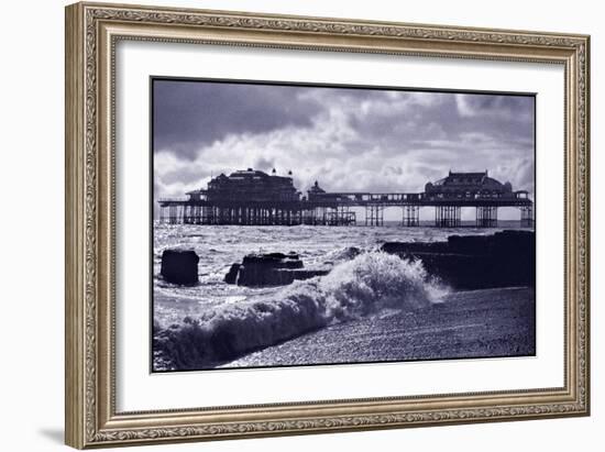 Brighton Pier-Adrian Campfield-Framed Giclee Print