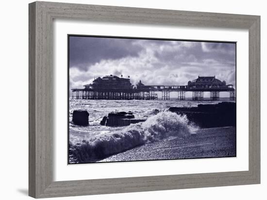 Brighton Pier-Adrian Campfield-Framed Giclee Print