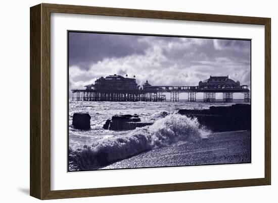 Brighton Pier-Adrian Campfield-Framed Giclee Print