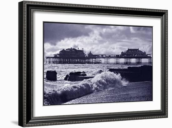 Brighton Pier-Adrian Campfield-Framed Giclee Print