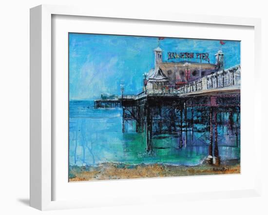 Brighton Pier-Sylvia Paul-Framed Giclee Print