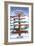 Brighton Resort, Utah - Ski Signpost-Lantern Press-Framed Art Print