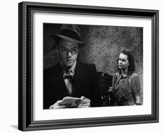 Brighton Rock, Richard Attenborough, Carol Marsh, 1947-null-Framed Photo