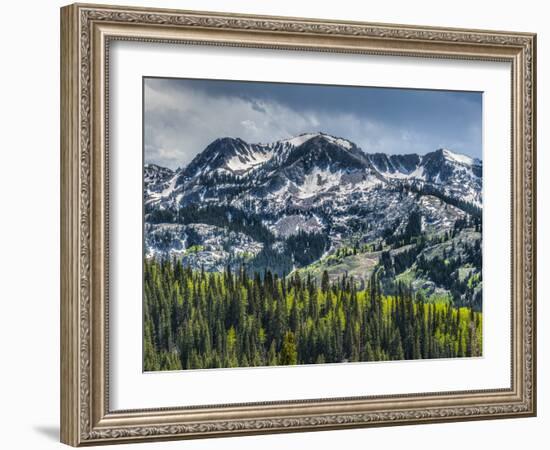 Brighton Ski Resort from Guardsman's Pass Road-Howie Garber-Framed Photographic Print