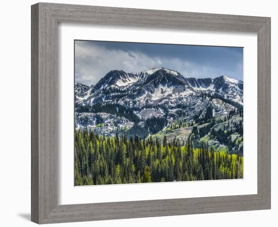 Brighton Ski Resort from Guardsman's Pass Road-Howie Garber-Framed Photographic Print