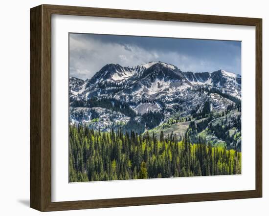 Brighton Ski Resort from Guardsman's Pass Road-Howie Garber-Framed Photographic Print