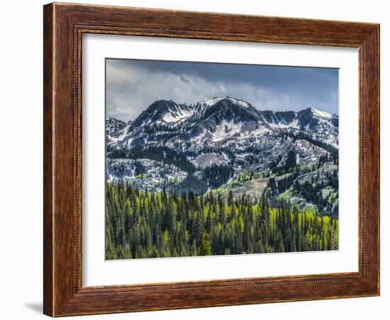 Brighton Ski Resort from Guardsman's Pass Road-Howie Garber-Framed Photographic Print