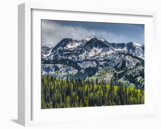 Brighton Ski Resort from Guardsman's Pass Road-Howie Garber-Framed Photographic Print