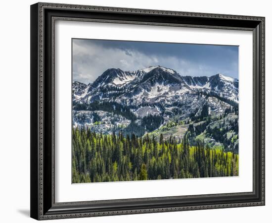 Brighton Ski Resort from Guardsman's Pass Road-Howie Garber-Framed Photographic Print